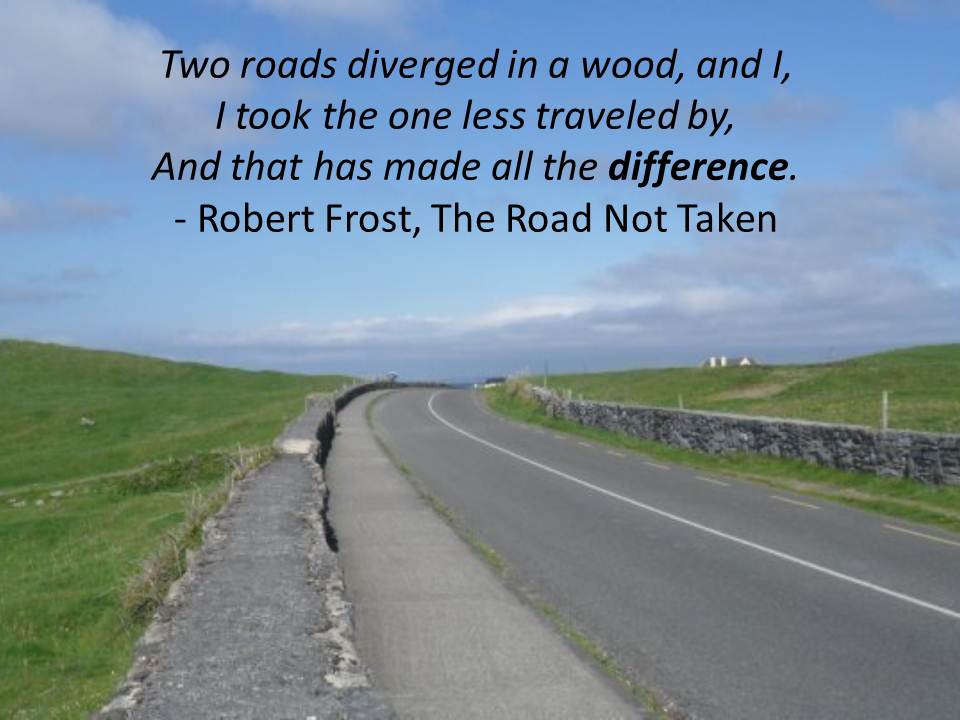 an analysis of the book the road not taken by robert frost About the poem: “the road not taken” was published in the year 1916 as the first poem in the collection of poetry by robert frost entitled mountain interval frost spent the years 1912 to 1915 in england. an analysis of the book the road not taken by robert frost About the poem: “the road not taken” was published in the year 1916 as the first poem in the collection of poetry by robert frost entitled mountain interval frost spent the years 1912 to 1915 in england.